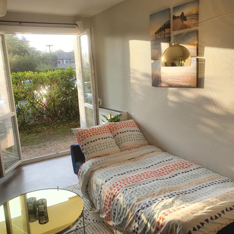 Appartement Toulouse Blagnac Aéroport IUT Parking Proche de toutes commodités Belle terrasse Netflix Extérieur photo